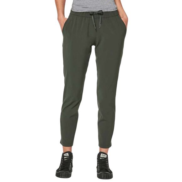 lululemon athletica Pants - Lululemon On The Fly Pant Women's 6 Green 7/8 Jogger Gorpcore Travel Athleisure